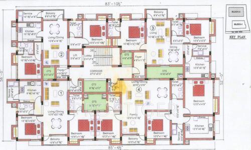 Images for Cluster Plan of Varna Suvasini Apartments