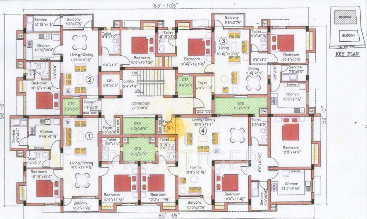 Images for Cluster Plan of Varna Suvasini Apartments