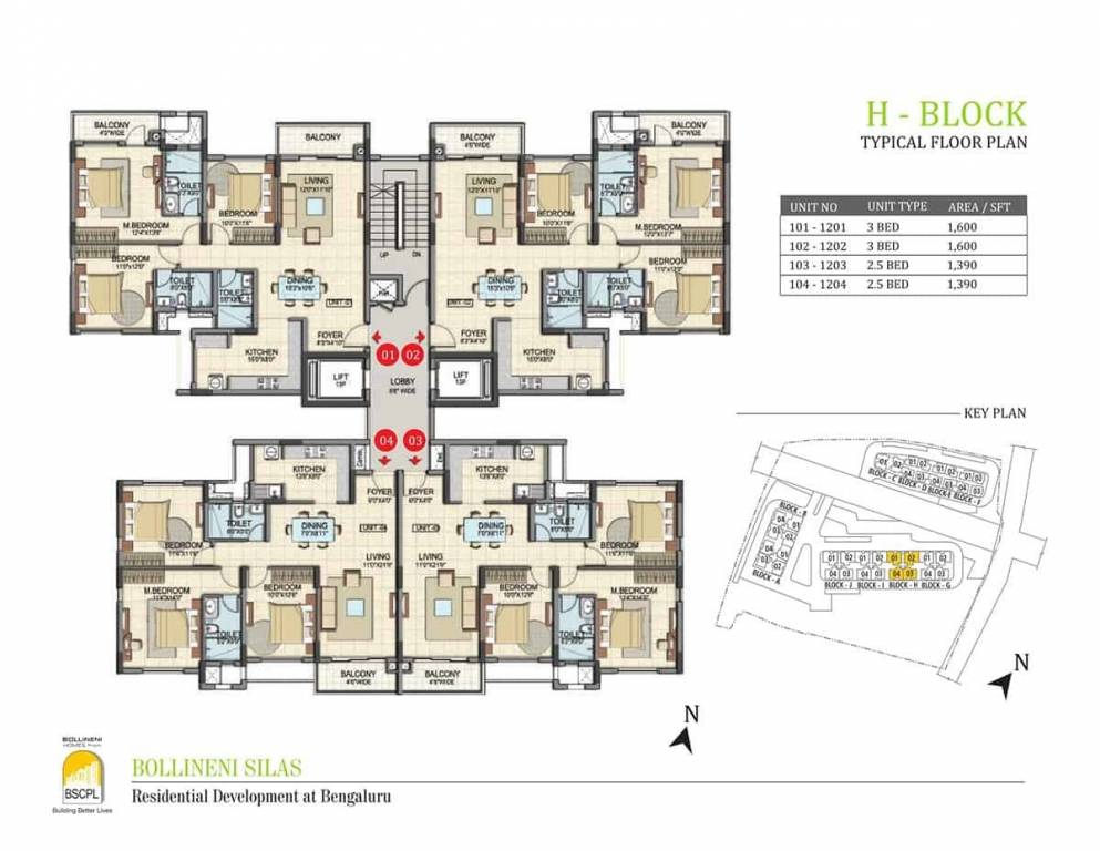  bollineni silas Tower G Cluster Plan