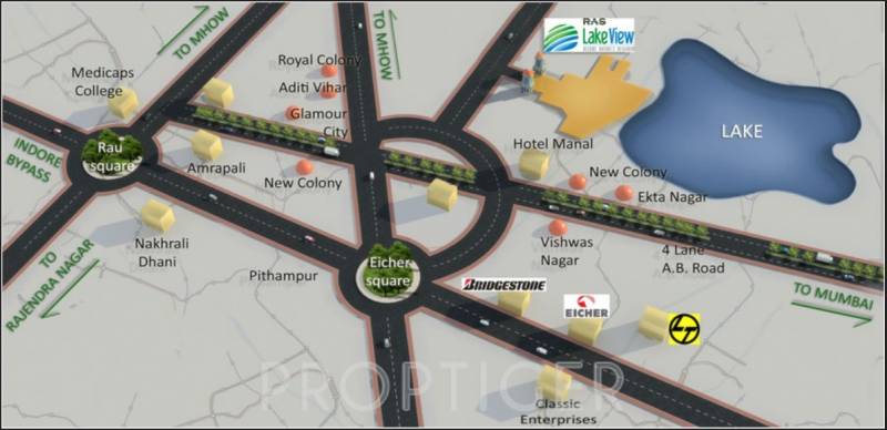 Images for Location Plan of RAS Lake View Plots