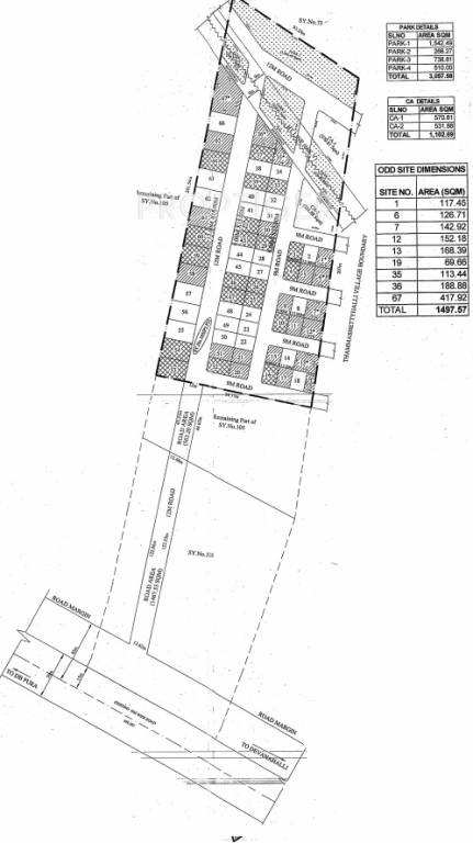 abd infra kbl enclave Layout Plan
