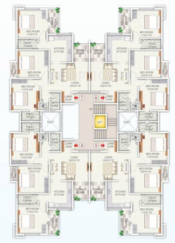 Images for Cluster Plan of Advait Swanand Apartment
