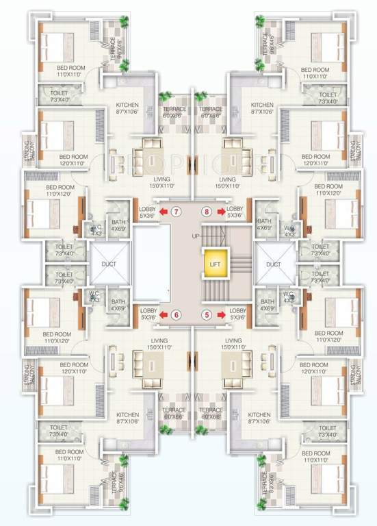 Images for Cluster Plan of Advait Swanand Apartment