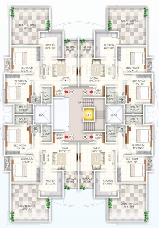 Images for Cluster Plan of Advait Swanand Apartment