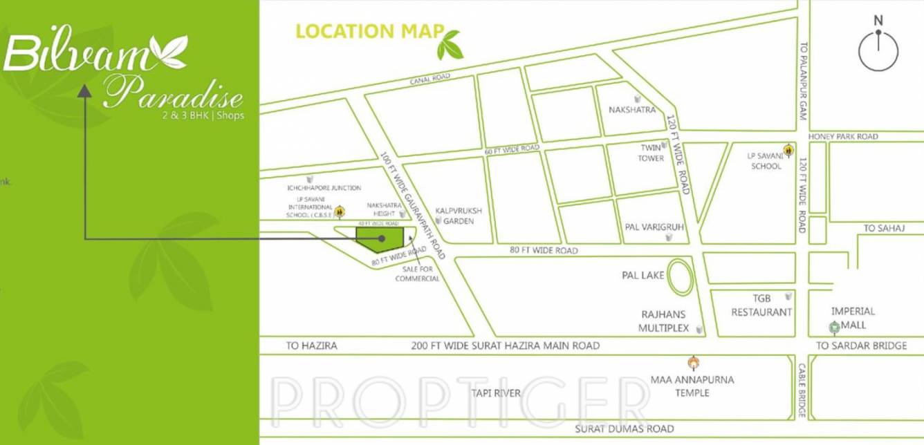 Images for Location Plan of Universal Bilvam Paradise