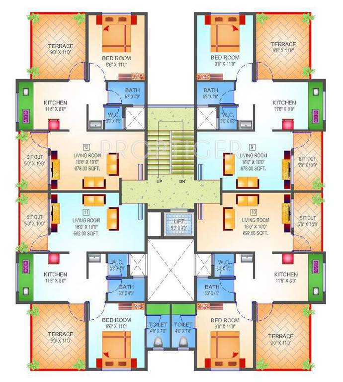 Images for Cluster Plan of Advait Shubhankar Apartment