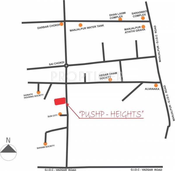 Images for Location Plan of Aatmiya Pushp Heights
