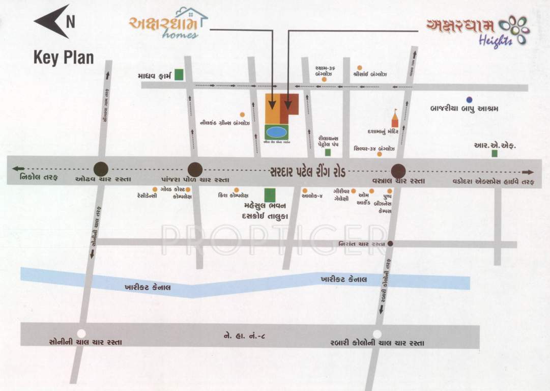  akshardham homes Images for Location Plan of Narnarayan Akshardham Homes