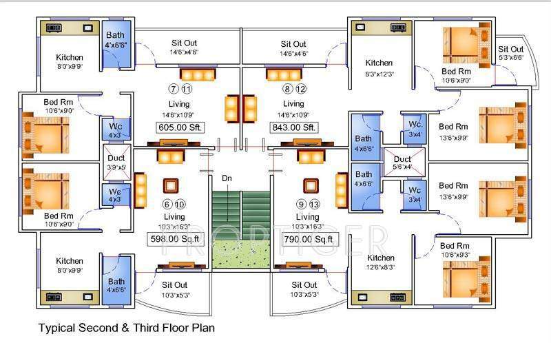 Images for Cluster Plan of Advait Shubhkalyan Apartment
