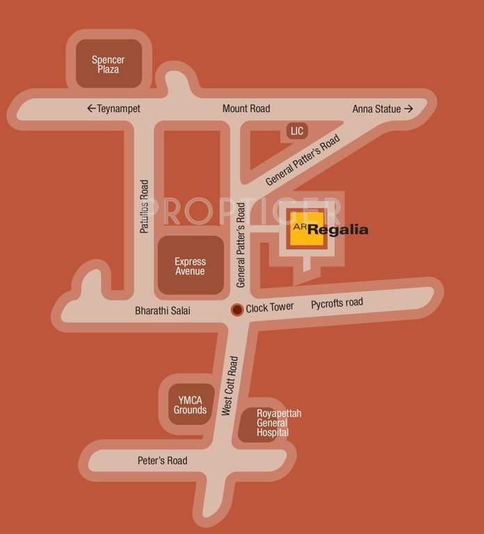 regalia Images for Location Plan of AR Estates Regalia