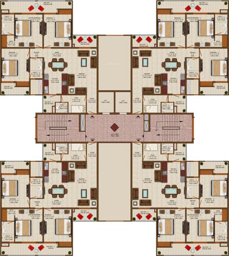  venice Images for Cluster Plan of Sethi Venice