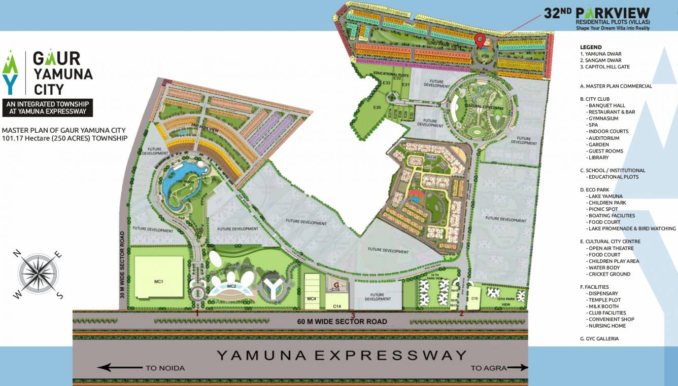 Images for Master Plan of Gaursons 32nd Parkview Gaur Yamuna City