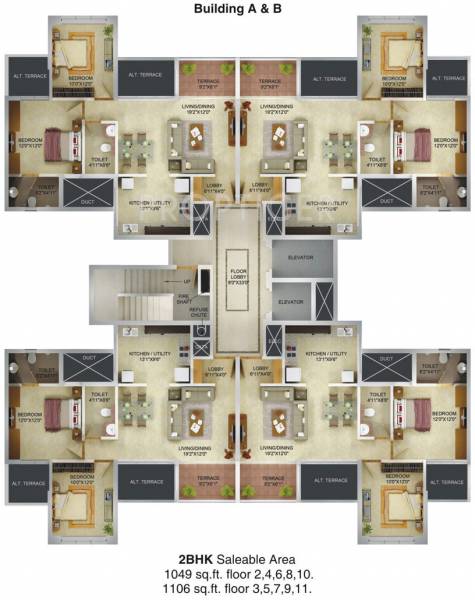 Images for Cluster Plan of Acropolis Purple Developers Nine Hills