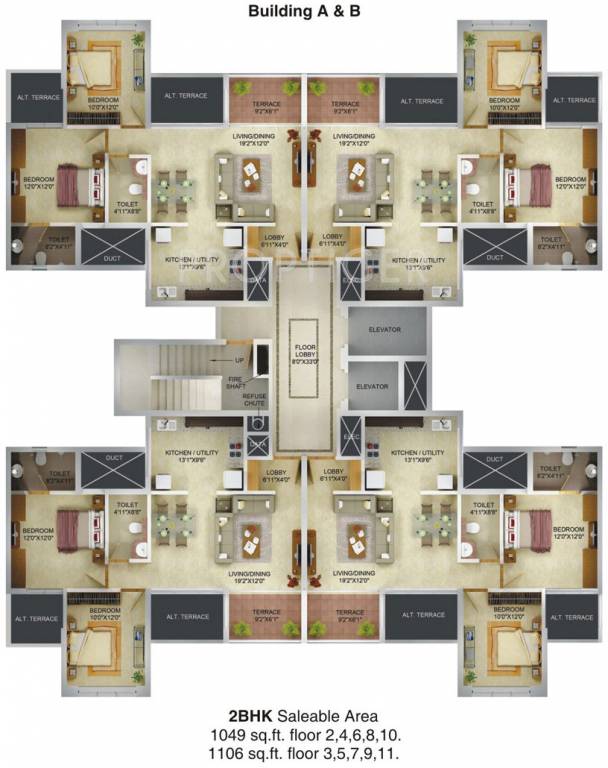 Images for Cluster Plan of Acropolis Purple Developers Nine Hills