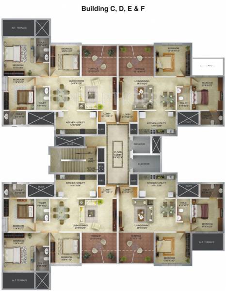 Images for Cluster Plan of Acropolis Purple Developers Nine Hills