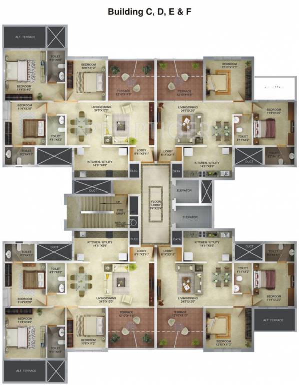 Images for Cluster Plan of Acropolis Purple Developers Nine Hills