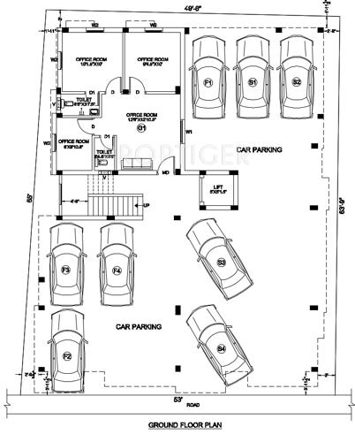 ganesh-builders sri-sudharsan Sri Sudharsan Cluster Plan for ground Floor