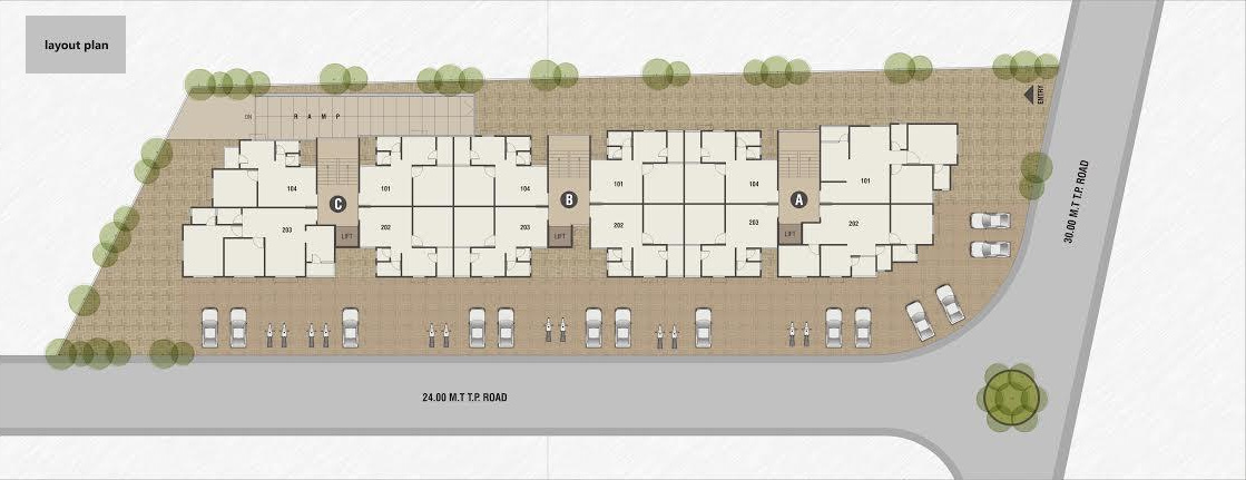 Images for Layout Plan of Sahjanand Devkrupa Flora