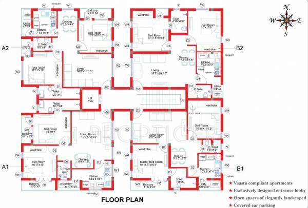 Images for Cluster Plan of Bharat Zain Daffodil