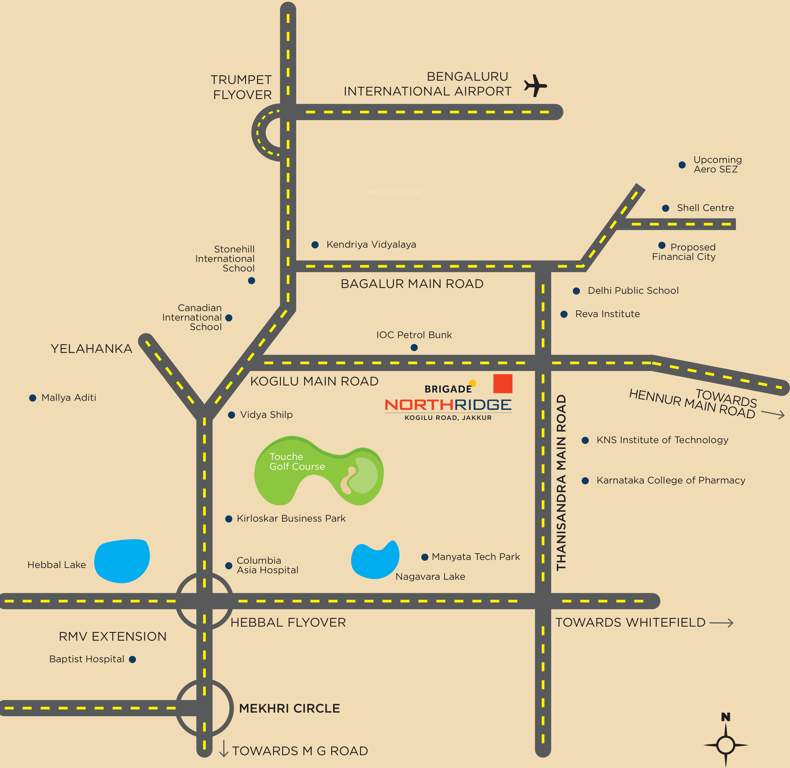 northridge Images for Location Plan of Brigade Northridge