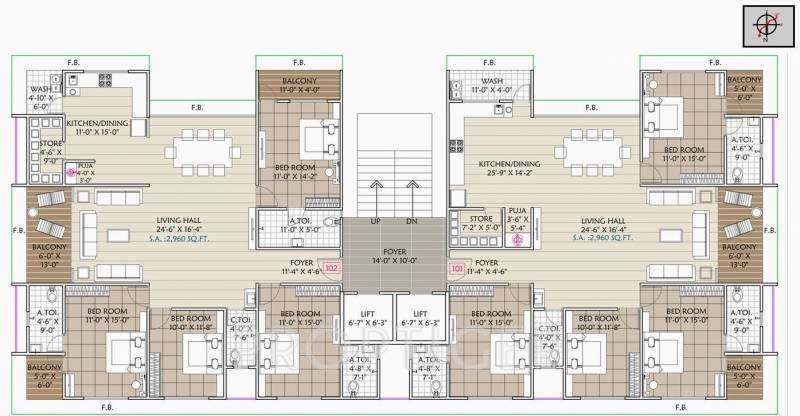 Images for Cluster Plan of Glad Manidhari Luxuria