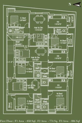 Images for Cluster Plan of Ashreyah Solai Saral