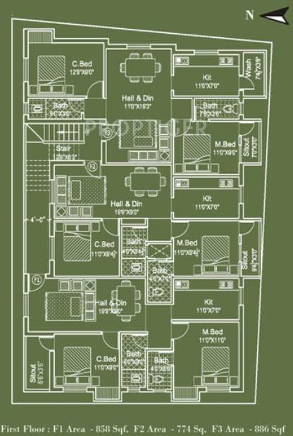 Images for Cluster Plan of Ashreyah Solai Saral