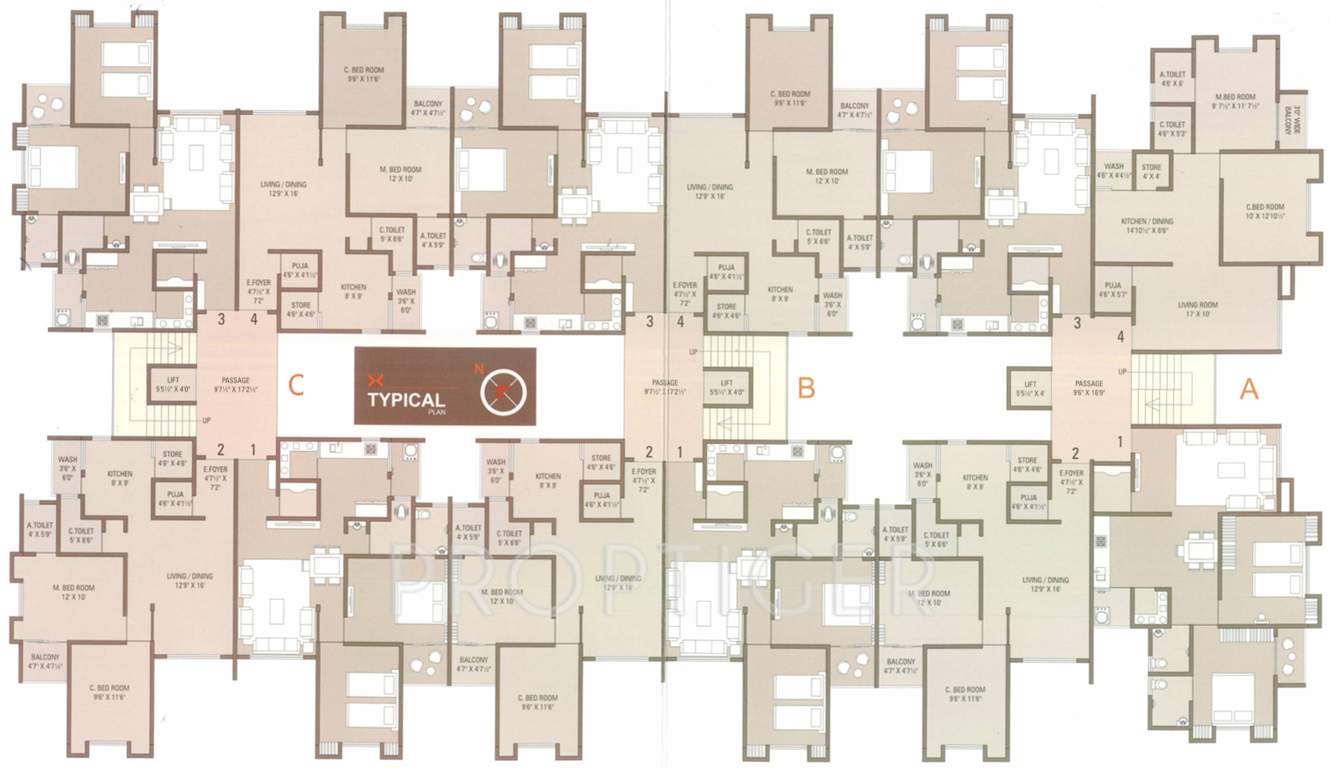 Images for Cluster Plan of Shree Somnath KJ Residency