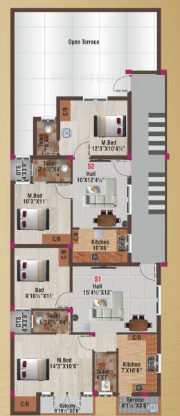Images for Cluster Plan of AV Kamalam