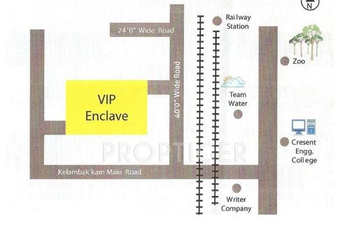 vip-housing-and-properties skc-enclave Location Plan