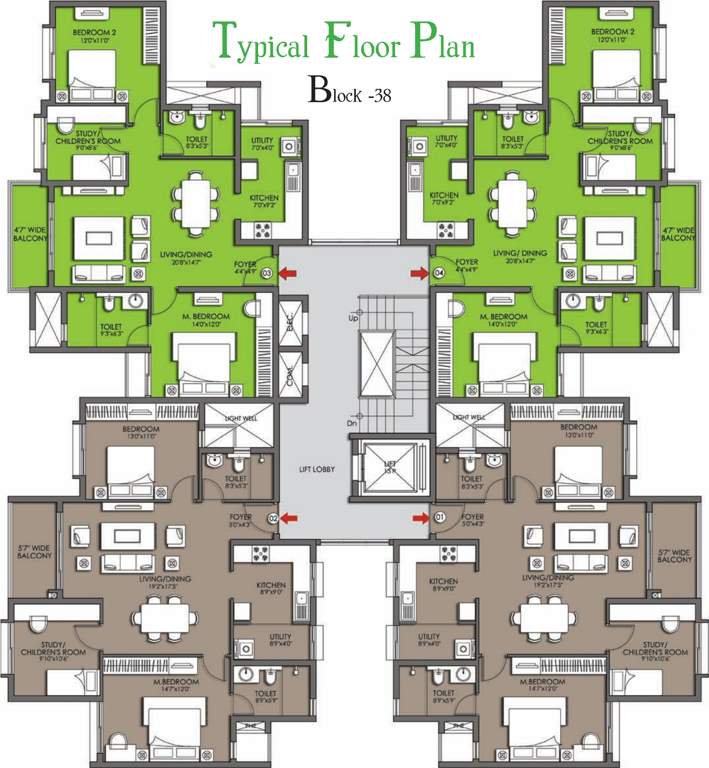 kew gardens Images for Cluster Plan of Prestige Kew Gardens