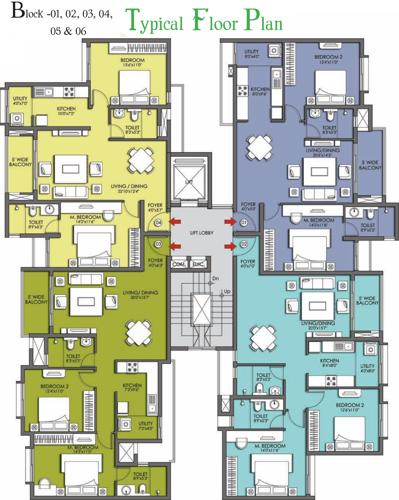  kew-gardens Images for Cluster Plan of Prestige Kew Gardens