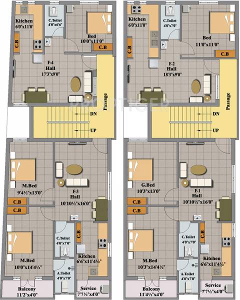 Images for Cluster Plan of AV Constructions Samaskrutham