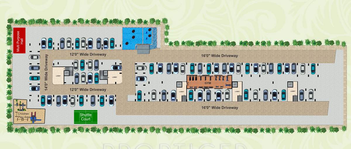  supreme Images for Cluster Plan of Hexa Supreme