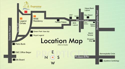  supreme Images for Location Plan of Hexa Supreme