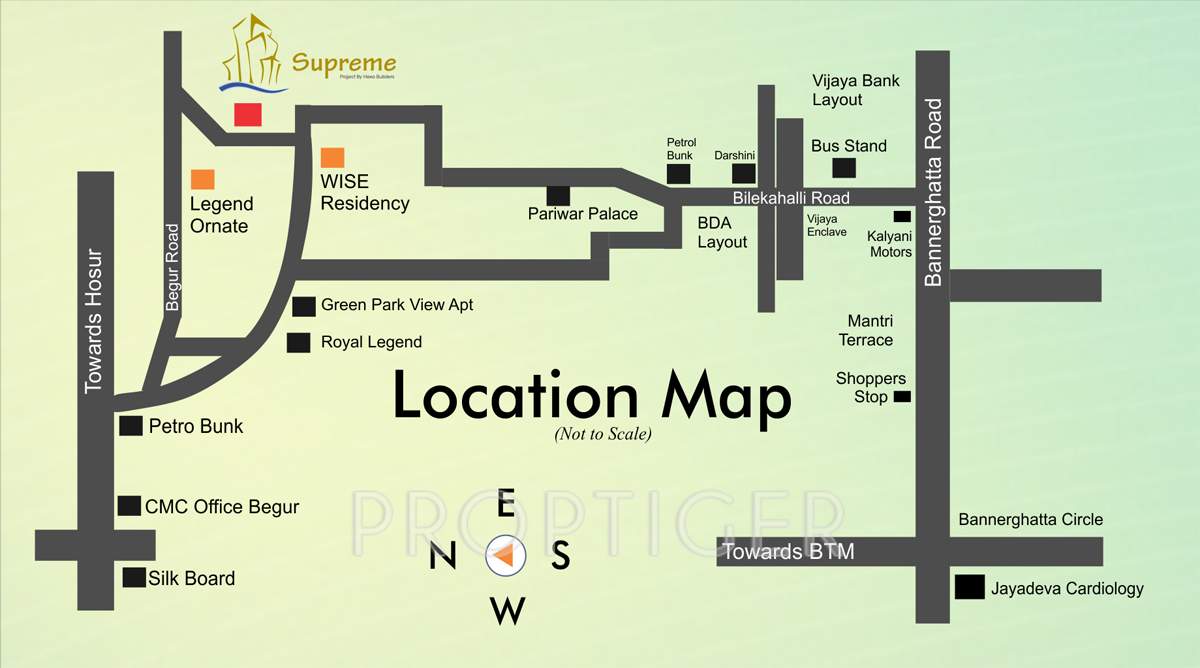  supreme Images for Location Plan of Hexa Supreme