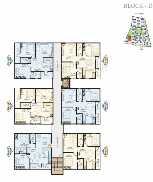  comfort-homes Images for Cluster Plan of KSR Comfort Homes