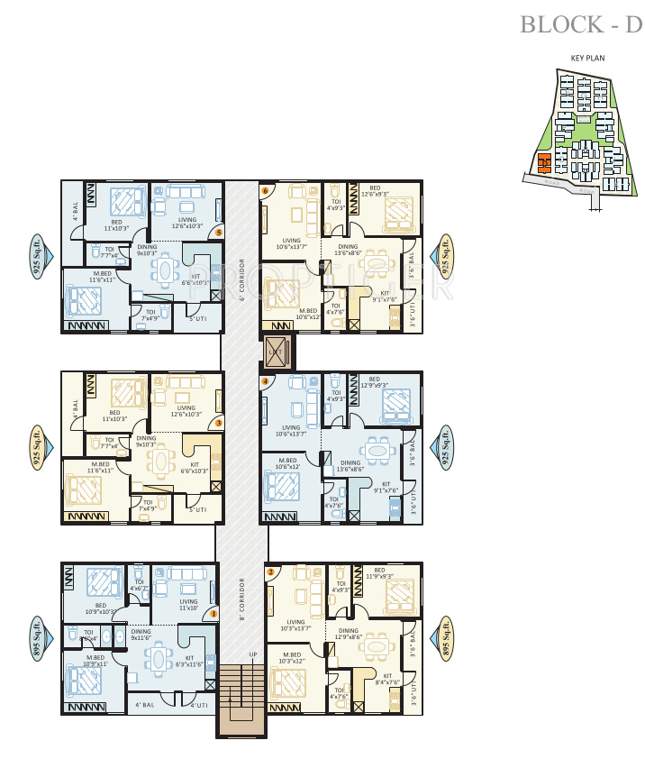 comfort homes Images for Cluster Plan of KSR Comfort Homes