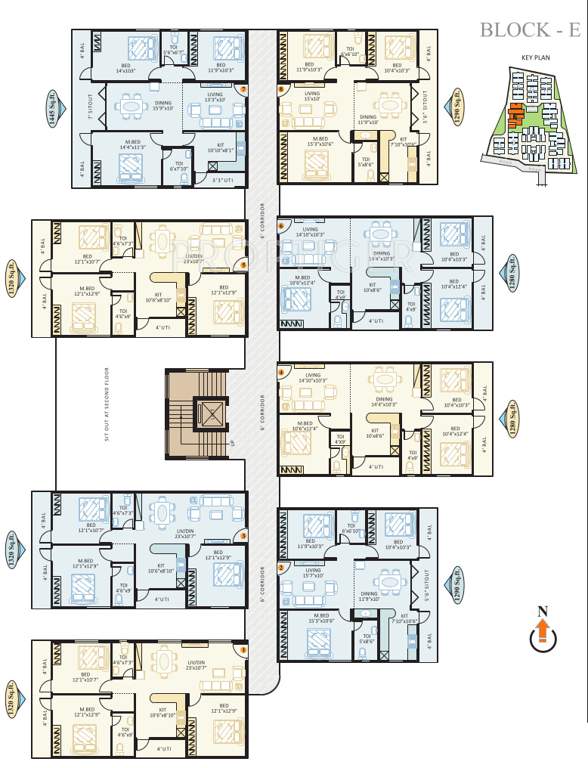 comfort homes Images for Cluster Plan of KSR Comfort Homes