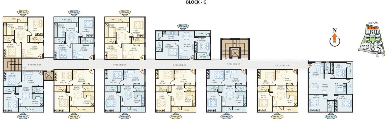 comfort homes Images for Cluster Plan of KSR Comfort Homes