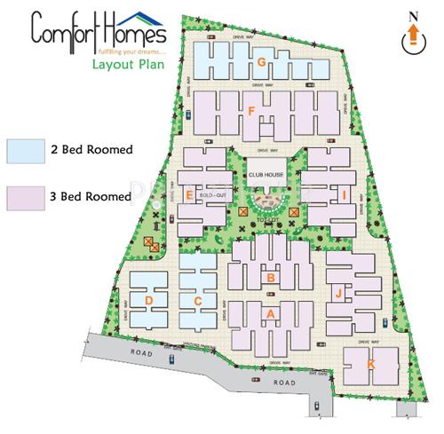  comfort-homes Images for Layout Plan of KSR Comfort Homes