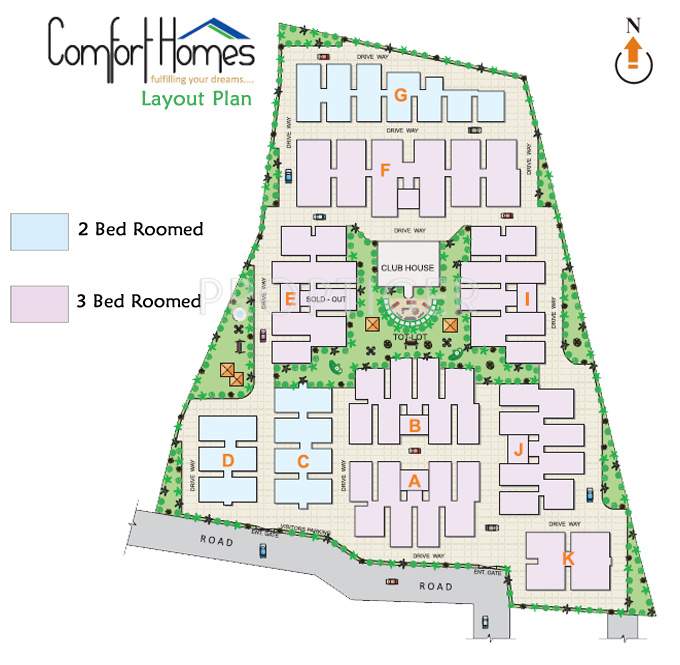 comfort homes Images for Layout Plan of KSR Comfort Homes