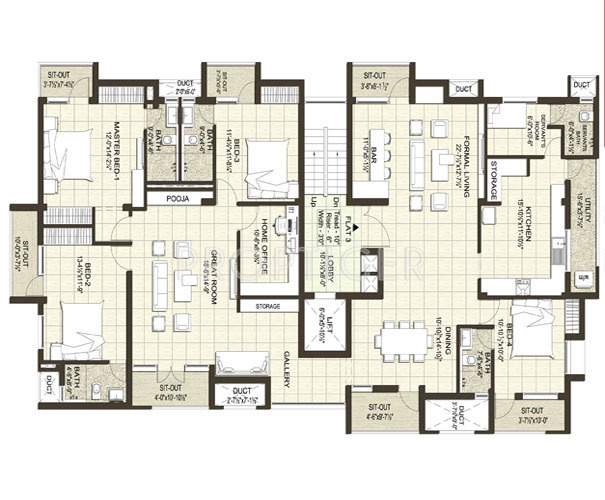Images for Cluster Plan of Chaitanya Om Namo Sai