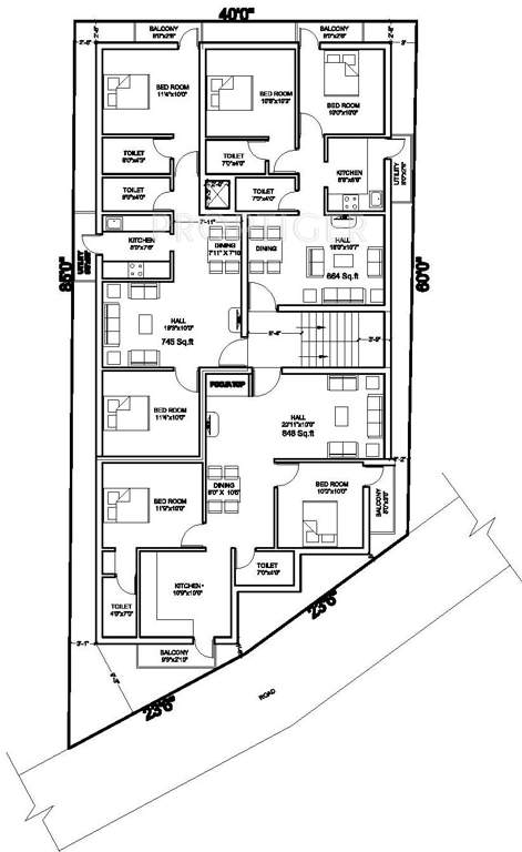 Images for Cluster Plan of Deepika Temple View Royal Apartment