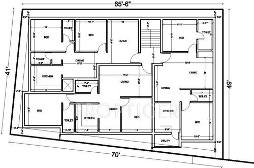 Images for Cluster Plan of Deepika Temple View Royal Apartment