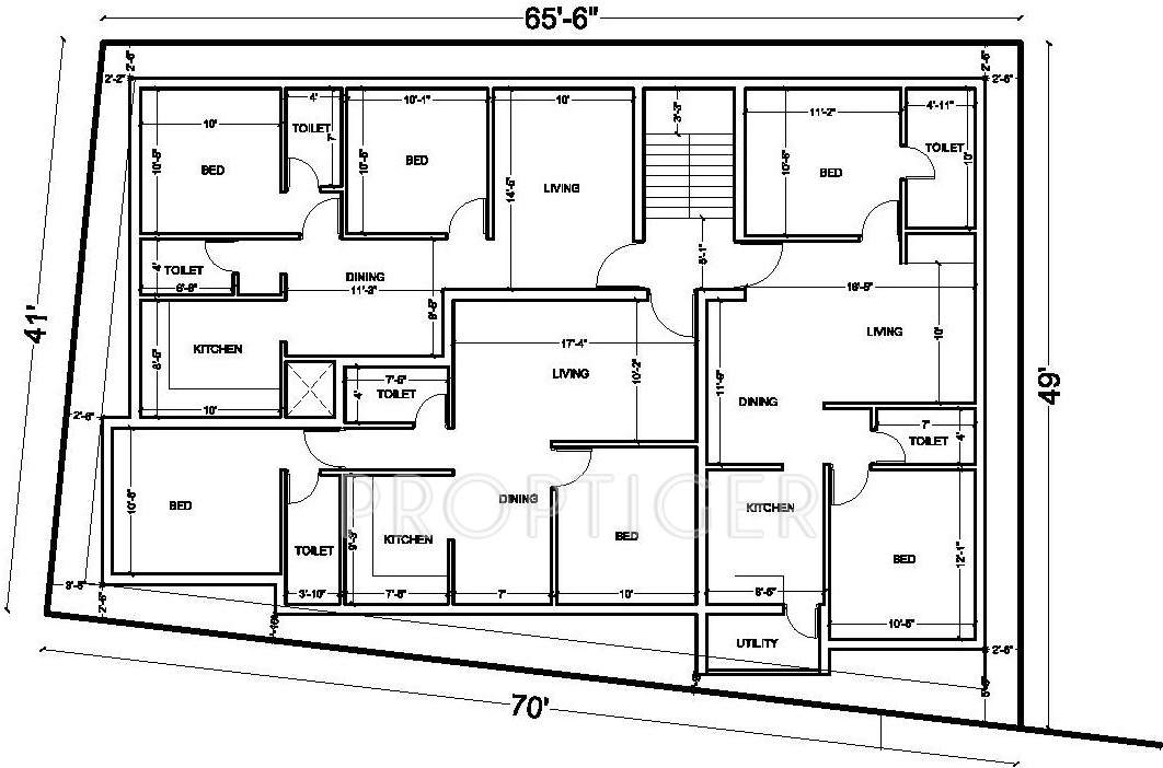 Images for Cluster Plan of Deepika Temple View Royal Apartment