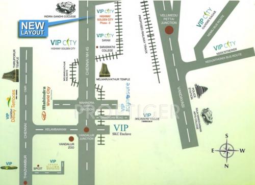 vip-housing-and-properties golden-city-phase-ii Location Plan