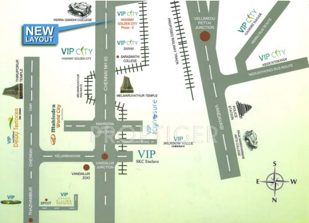 vip housing and properties golden city phase ii Location Plan