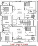 egb-builders west-mambalam West Mambalam Cluster Plan for 3rd Floor
