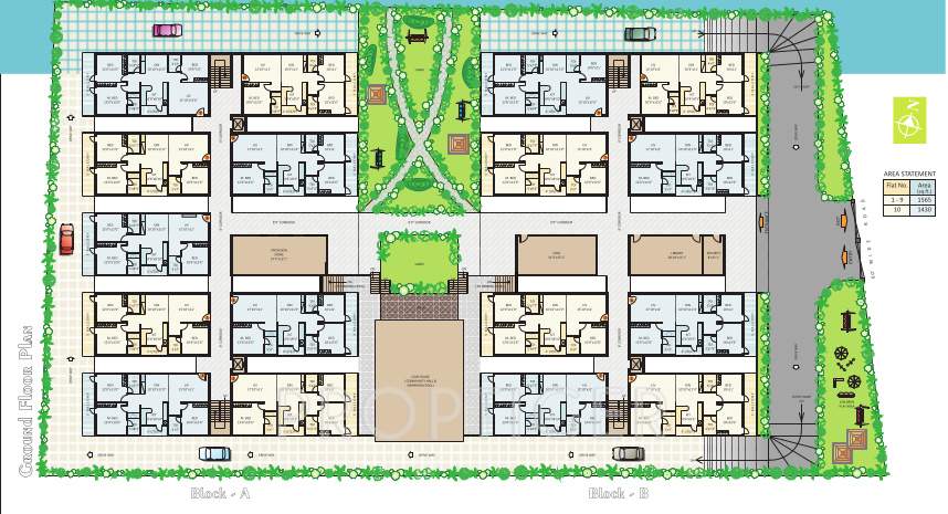  pleasant valley Images for Cluster Plan of KSR Pleasant Valley